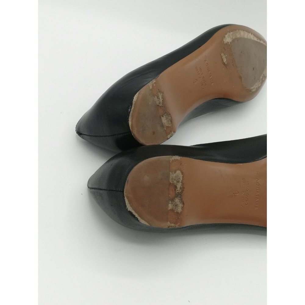 Aquatalia Black Ballet Flats With Jewels - Picture 11 of 12